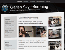 Tablet Screenshot of galtenskytteforening.dk